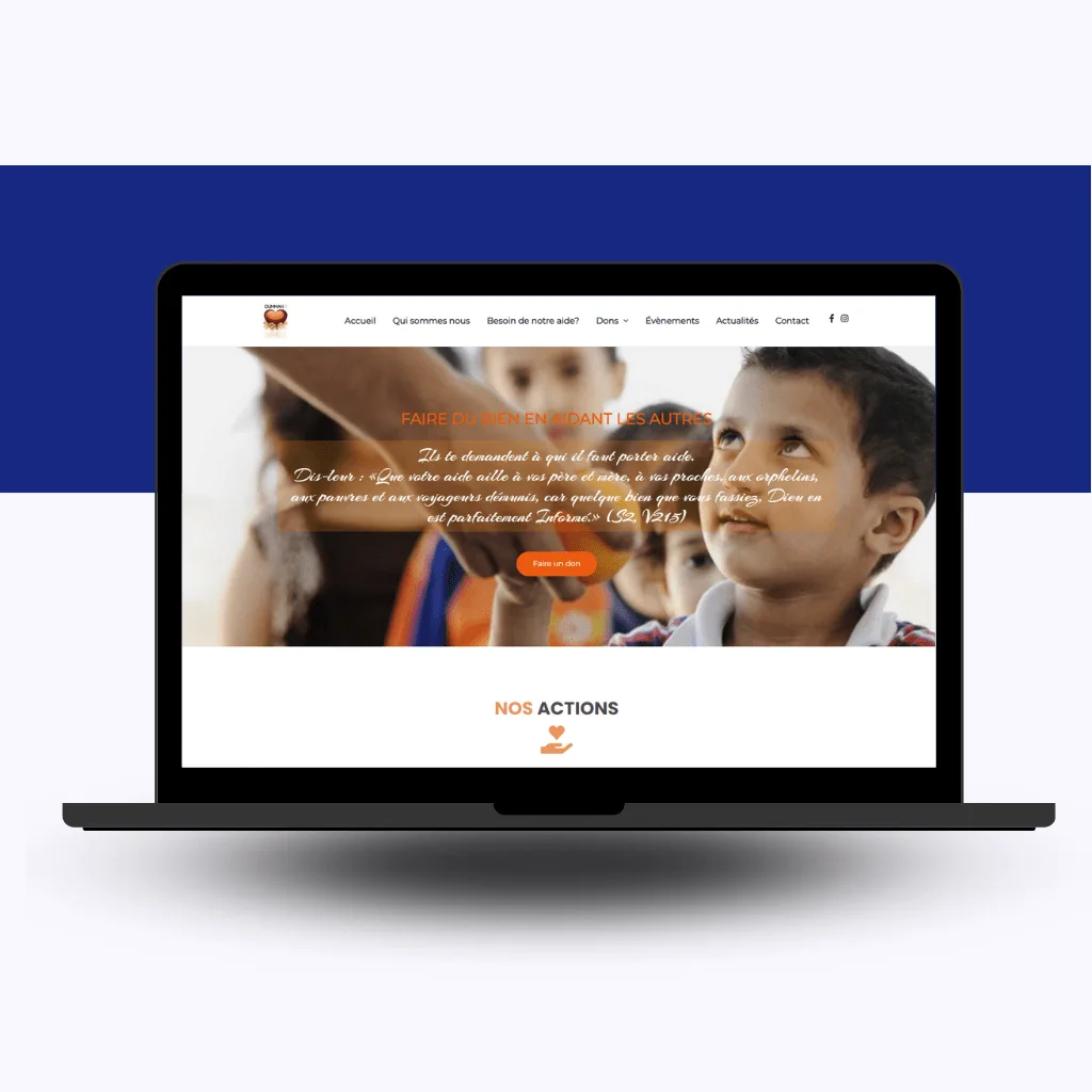 Refonte du Site Web de l&rsquo;Association Oummah31 : Conformité, Design et SEO