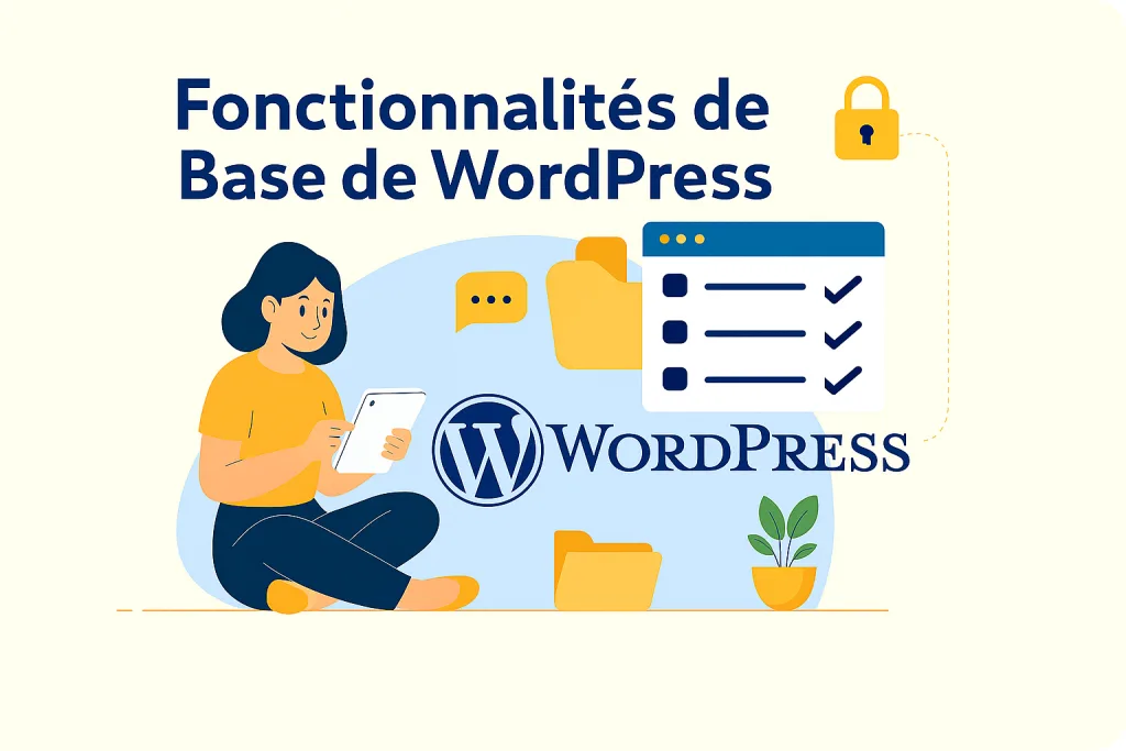 Les fonctionnalités de base de WordPress